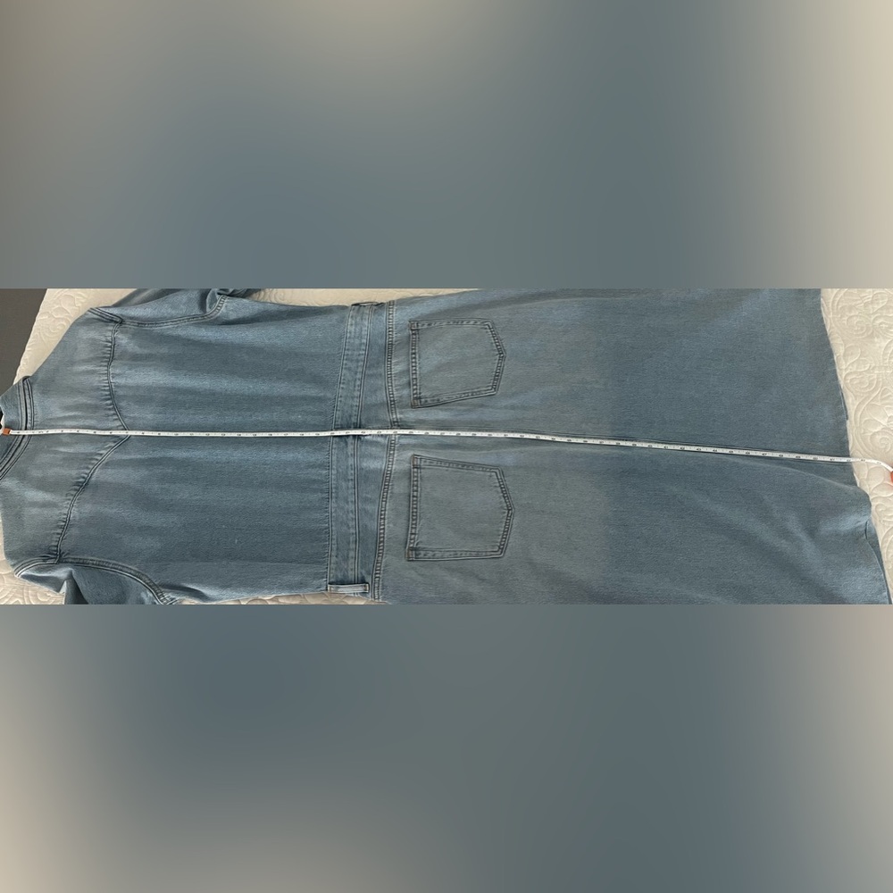 COS Denim Maxi Shirt Dress Sz. 12 - Picture 13 of 16